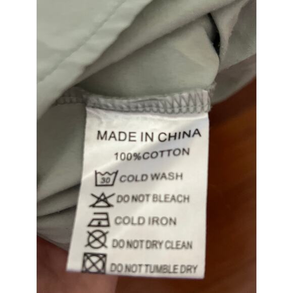 Ivy City Co. Leena Dress Sage Green Smocked Tiered Maxi Dress Size 4X Fairy Boho - Picture 7 of 8